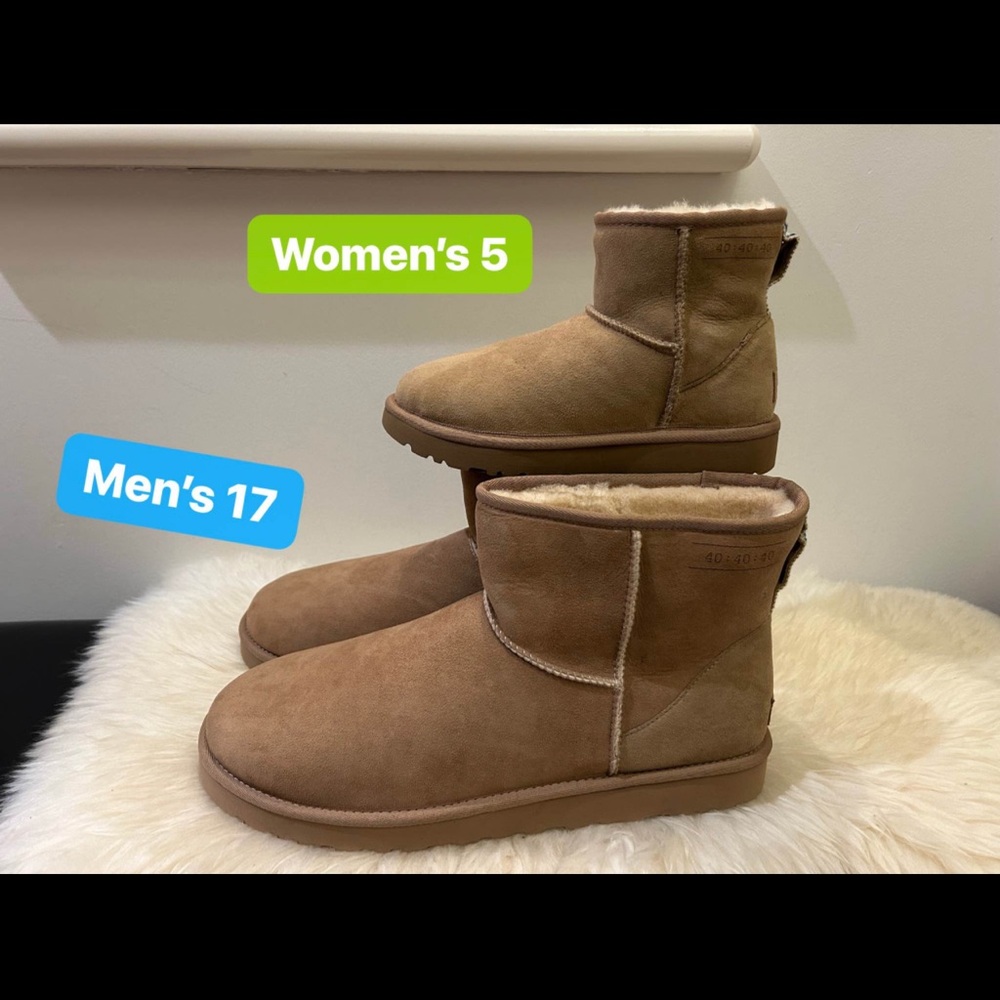 UGG men’s size17 (European52) boots, 40th anniversary special edition